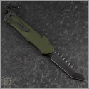 (#HTK-H006-6A-GRN) Heretic Knives OD Green Hydra Tanto DLC - Back