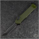 (#HTK-H006-6A-GRN) Heretic Knives OD Green Hydra Tanto DLC - Front