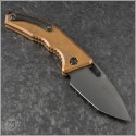 (#HTK-H011-6A-COPPER) Heretic Knives Copper Medusa Tanto DLC Tactical - Back