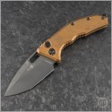 (#HTK-H011-6A-COPPER) Heretic Knives Copper Medusa Tanto DLC Tactical - Front