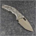 (#HTK-H011-7A-FTi) Heretic Knives Flamed Ti Medusa T/E - Back