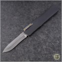 (#HTK-H017-DAM-CF1) Heretic Knives Cleric Recurve Damascus w/ Carbon Fiber Cover - Front
