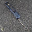 (#HTK-H025-6A-BRKBL) Heretic Knives Breakthrough Blue Manticore-S Recurve DLC Plain - Back
