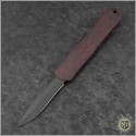(#HTK-H025-6A-BRKRD) Heretic Knives Breakthrough Red Manticore-S Recurve DLC Plain - Front
