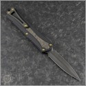 (#HTK-H028-6A-FCTIN) Heretic Knives Manticore-E Black D/E Plain - Back