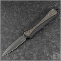 (#HTK-H028-6A-FCTIN) Heretic Knives Manticore-E Black D/E Plain - Front