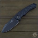 (#HTK-H048A-8A) Heretic Knives Pariah Auto Battleworn Black Plain - Front