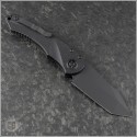 (#HTK-H055-4A-T) Heretic Knives Mini Pariah Auto Black Tanto Plain - Back