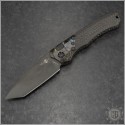 (#HTK-H100-6A-CBr) Heretic Knives Wraith Auto v.2 Tanto DLC - Front