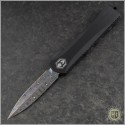 (#HTK-MANX-DE) Heretic Knives Manticore-X D/E Blued Damascus - Front