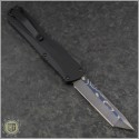 (#HTK-MANX-TE) Heretic Knives Manticore-X T/E Blued Damascus - Back