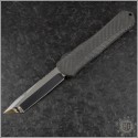 (#HTK-MXC-CF) Heretic Knives Custom Manticore-X Full CF Mirror Polished Tanto - Front