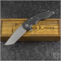 (#JH-A8-01) Jake Hoback Knives A8 Slimline Stonewash - Front