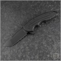 (#JH-Husky-BK) Jake Hoback Knives Husky Black Plain - Front