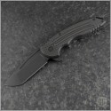 (#JH-Husky-CFBK) Jake Hoback Knives CF Husky Black Plain - Front