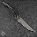 (#JH-Sliver-AR2) Jake Hoback Knives Sliver Black Plain - Back