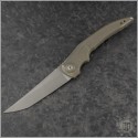 (#JH-Sliver-BR) Jake Hoback Knives Sliver Stonewash - Front