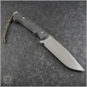 (#KD-Cayman-01) KD Knives Cayman Hand Rubbed Satin Carbon Fiber Handle - Back