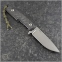 (#KD-Sigma-01) KD Knives Sigma Hand Rubbed Satin Carbon Fiber Handle - Back