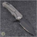 (#MK001DPQ-01TM) Medford Knife & Tool 187F Drop Point - Tumbled Ti - Back