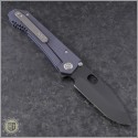 (#MK002DPQ-37A2) Medford Knife & Tool 187DP Drop Point - Blue Ti - Back