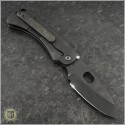 (#MKT-COLO-BK) Medford Knife & Tool - The Colonial Ti - PVD Plain Blade, PVD Handle - Blackout - Back