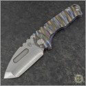 (#MKT-GT-002) Medford Knife & Tool Genesis T Tanto Tumbled - Front