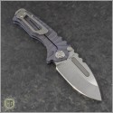 (#MKT-MPT-001) Medford Knife & Tool Micro Praetorian T Drop Point (Tumbled) - Back