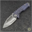 (#MKT-MPT-001) Medford Knife & Tool Micro Praetorian T Drop Point (Tumbled) - Front