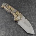 (#MKT-PRAET-TI-008) Medford Knife & Tool Praetorian Ti T/E Sculpted Handle - Back