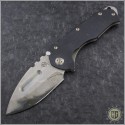 (#MKT-PRAG-BK-VUL) Medford Knife & Tool Praetorian G Black G-10/Vulcanized - Front