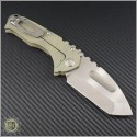 (#MKT-PRAT-008) Medford Knife & Tool Praetorian T Tanto (Tumbled Stainless) - Back