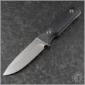 (#MKT-SAN-002) Medford Knife & Tool The San Bushcrafter Fixed Blade Black Handle - Front