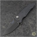 (#MKT-SC-003) Medford Knife & Tool Smooth Criminal Black Plain - Front