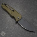 (#MKT-SC-008) Medford Knife & Tool Dijon Yellow Smooth Criminal Black Plain - Back