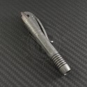 (#MTC-0051) Microtech Custom Siphon Pen Tumbled Ti - Back