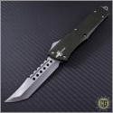 (#MTC-0083) Marfione Custom Combat Troodon Hellhound Apocalyptic Tanto w/ Green Handle - Front