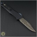 (#MTC-0200) Marfione Custom Combat Troodon Damascus Bowie w/ Carbon Fiber Top - Back