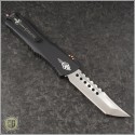 (#MTC-0231) Marfione Custom Combat Troodon Hellhound Tanto Stonewash - Back