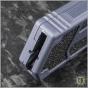(#MTC-0243) Microtech Custom Gunmetal Scarab T/E Stonewash Plain - Additional View