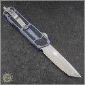 (#MTC-0243) Microtech Custom Gunmetal Scarab T/E Stonewash Plain - Back