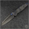 (#MTC-0325) Microtech Knives Custom Socom Elite Warcom Fat Carbon Fiber Handle - Front