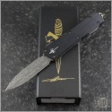 (#MTC-0342) Marfione Custom Scarab II Spike Grind Damascus - Front