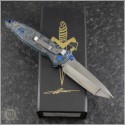 (#MTC-0354) Microtech Knives Custom Socom Elite T/E Stonewash Arctic Storm CF Handle - Back