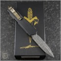 (#MTC-0367) Marfione Custom Scarab II Spike Grind Damascus - Back