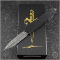 (#MTC-0367) Marfione Custom Scarab II Spike Grind Damascus - Front