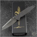 (#MTC-0374) Microtech Knives Custom Socom Elite Warcom Carbon Fiber Handle - Front