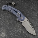 (#MW-Tyran-007) Mikkel Willumsen Custom Tyran Blue Camo Carbon Fiber - Back