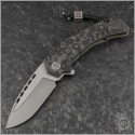 (#MW-Tyran-008) Mikkel Willumsen Custom Tyran Black Camo Carbon Fiber - Front