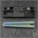 (#MWS-SERIF-001) MachineWise Serif Butterfly Knife Blue Green fade Stonewash Drop Point - Additional View